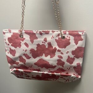 Stylish Pink Patterned Women's Bag